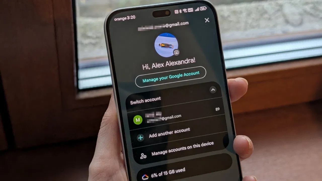 Change Google Account Featured