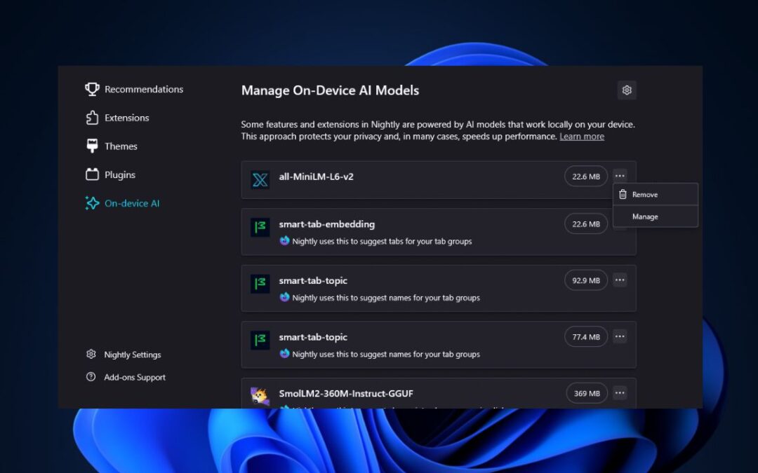 Comment désactiver les modèles d’IA sur les appareils dans Firefox pour améliorer la confidentialité