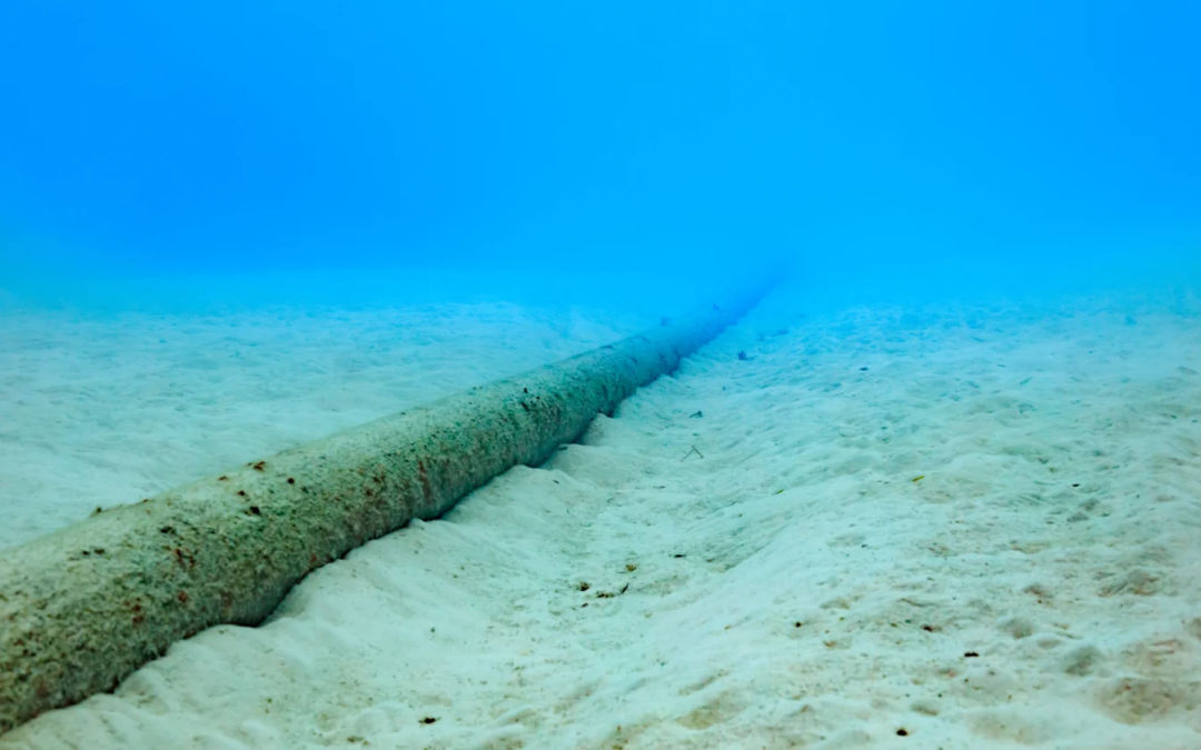 La quasi-totalité du trafic Internet mondial ne transite pas par satellite mais via des câbles à fibres optiques posés au fond des océans, un réseau caché de fils traversant les parties les plus profondes de la mer pour relier les continents.