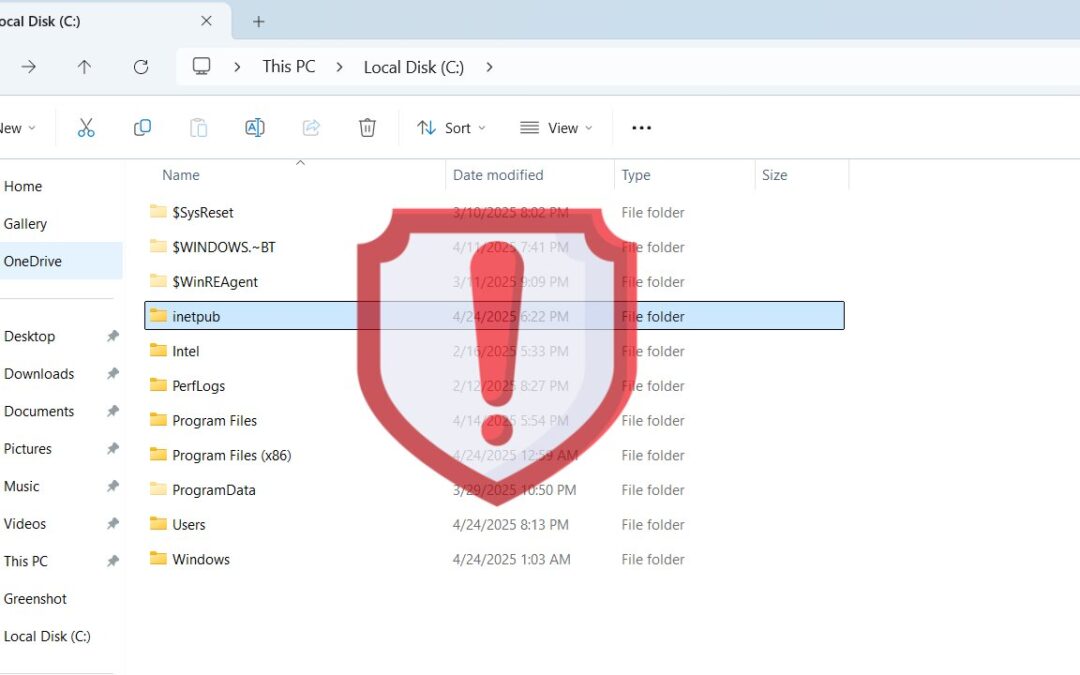 Le nouveau dossier INETPUB de Windows 11 est piratable. Essayez ce correctif temporaire