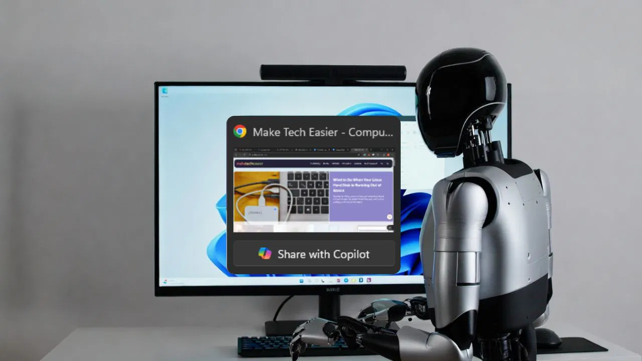 Share With Copilot Windows 11