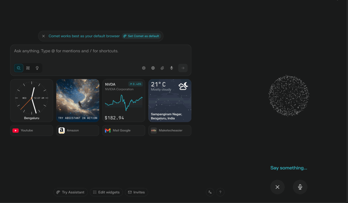COMET VOICE FEATURE EN ACTION