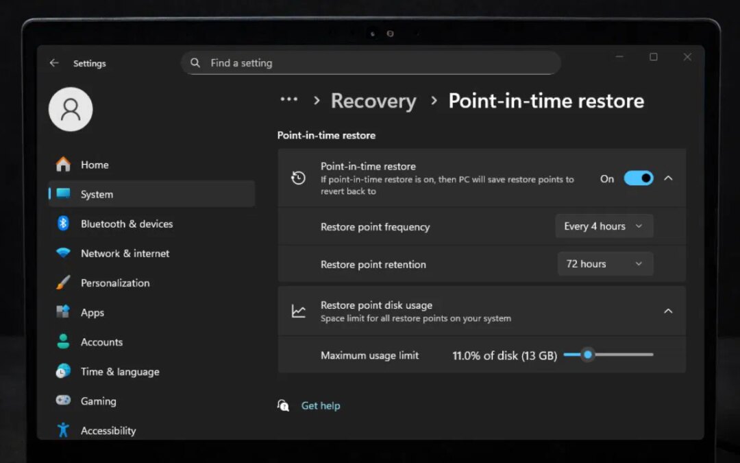 Restauration ponctuelle de Windows 11 : un filet de sécurité silencieux en cas de problème