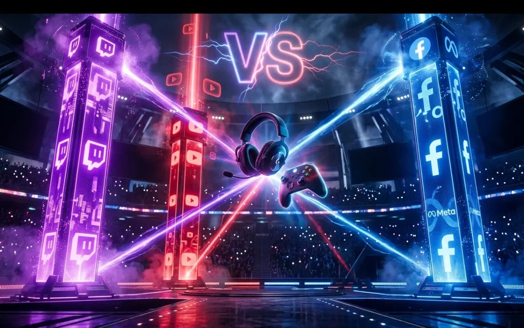 Twitch vs Facebook Gaming vs YouTube Gaming : quelle est la meilleure plateforme de streaming de jeux en direct ?