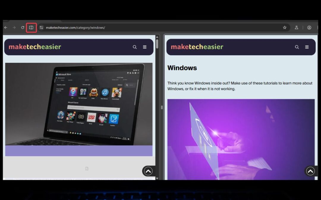 Utilisez la nouvelle fonctionnalité Chrome Split Tabs pour une meilleure multitâche