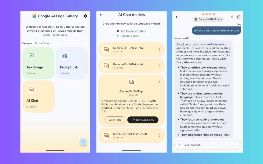 Vous pouvez désormais exécuter les modèles AI hors ligne sur Android avec Google AI Edge Gallery