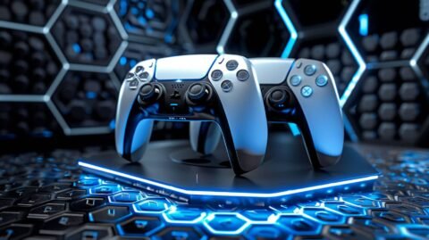 Chargeur Magnétique Pour Manettes PS VR2 - Port Type-C Avec LED - Station De Charge Pratique Et Design