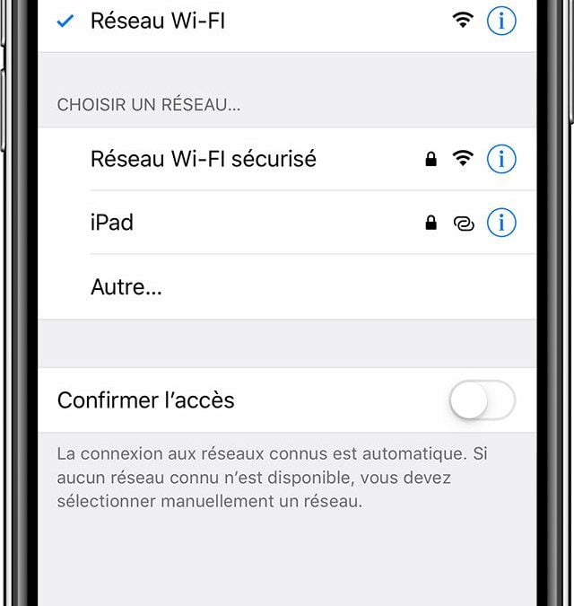 Le wifi ne fonctionne pas sur mon iPhone, que faire ?
