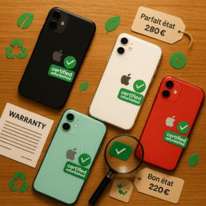 4 iphones reconditionnés avec leurs tarifs