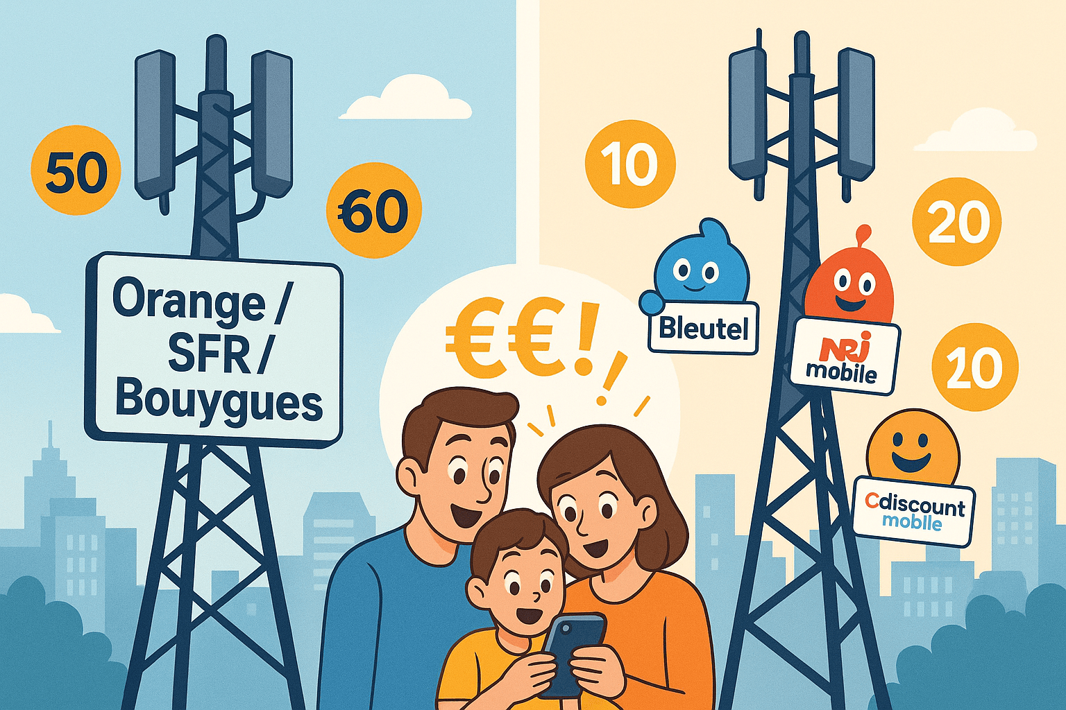 les opérateurs mobiles nationaux face aux mvno