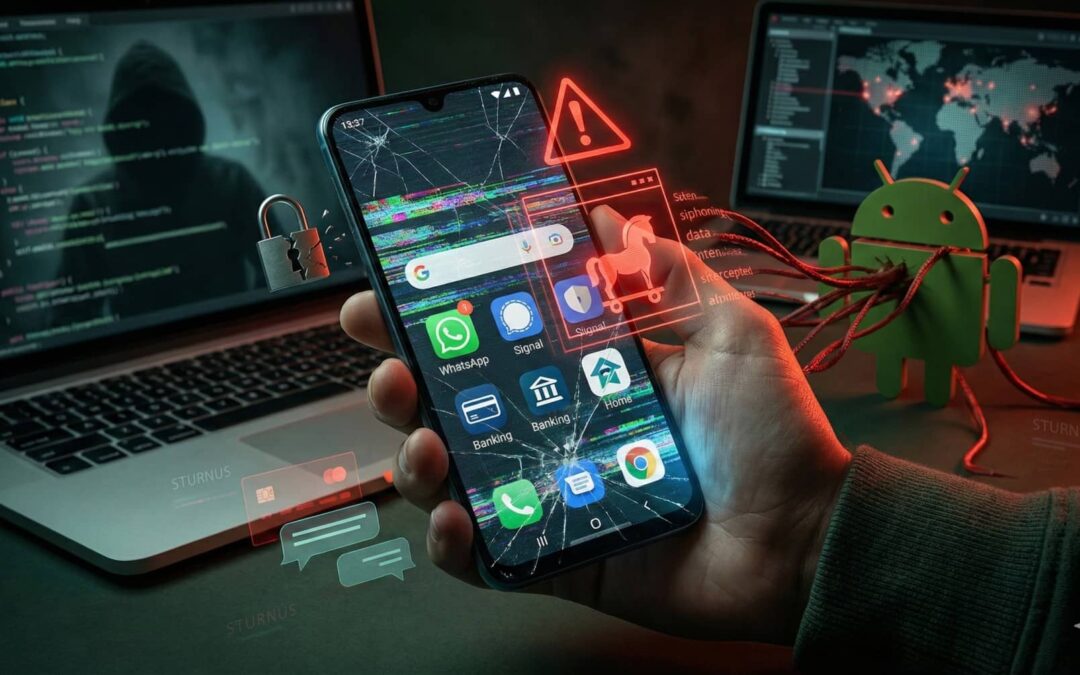 Sturnus : ce nouveau virus Android espionne vos conversations Signal et vide vos comptes bancaires